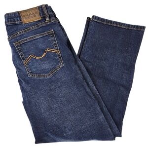 Urban Star Jeans Mens 32x30 Blue Denim Straight Leg Stretch Casual Workwear